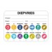 HACCP wateroplosbare diepvries stickers