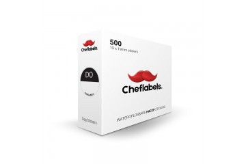 HACCP wateroplosbare dag stickers Donderdag HACCP wateroplosbare dag stickers Donderdag